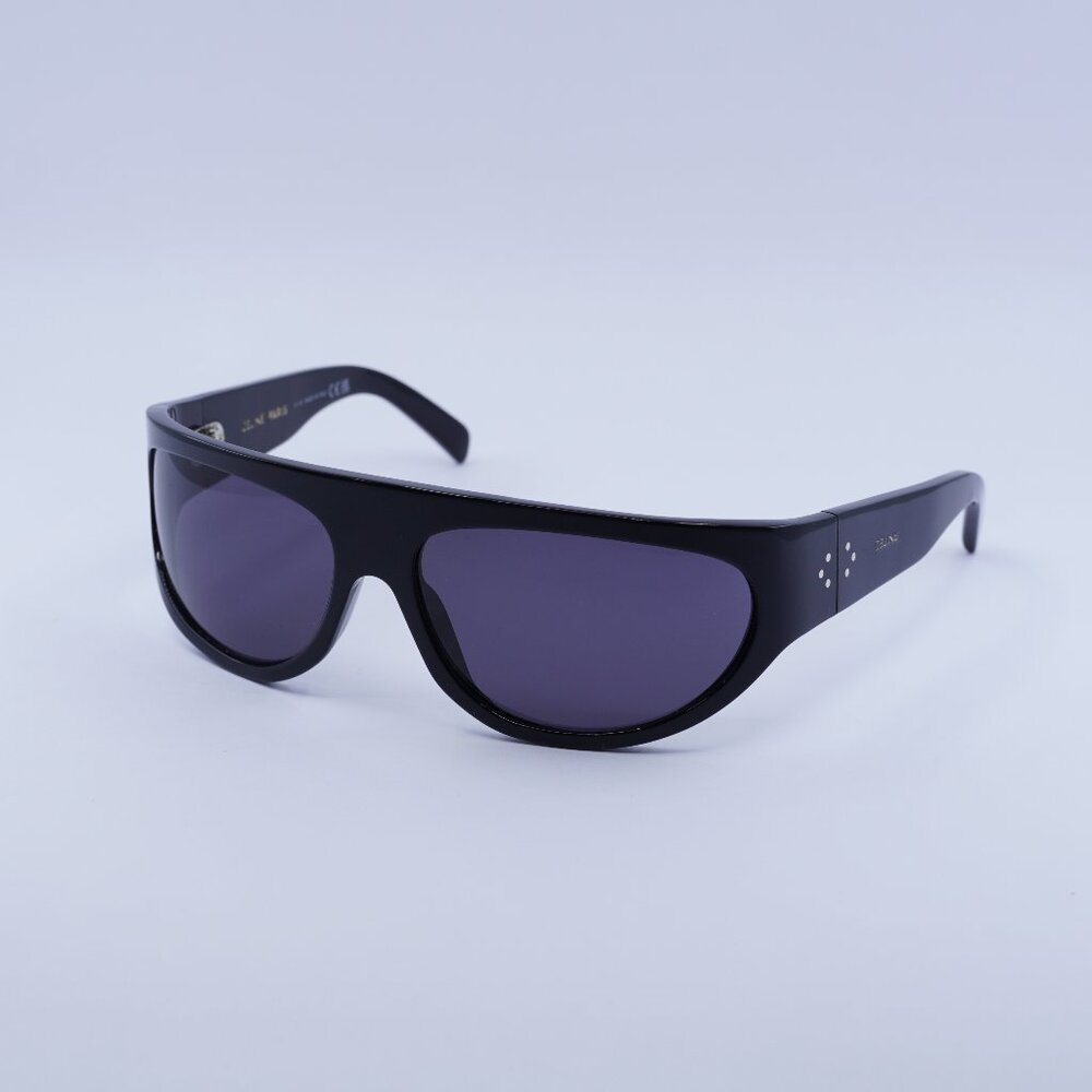 🕶️ New Celine CL40272I 01A Sunglasses - Black Frame, Smoke Lenses